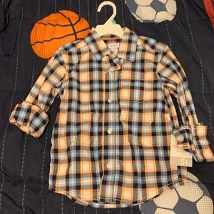 Carter’s Boys Plaid Button Down Shirt
